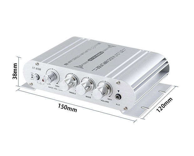 ワンダーピュア/2.1チャンネルシステム対応アンプ完成品/ST-838