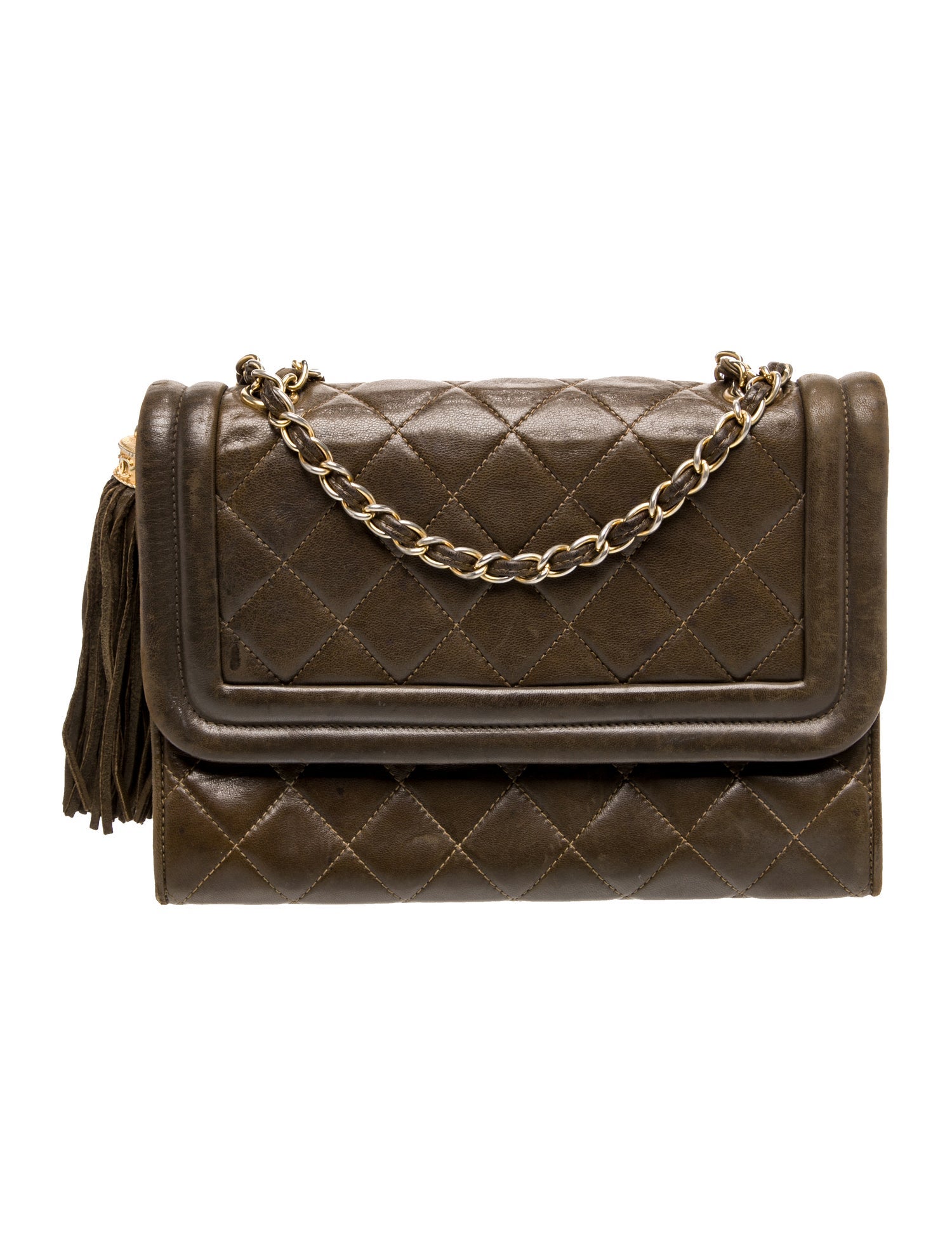 Tory Burch Shearling Lee Radziwill Double Bag w/ Tags - White