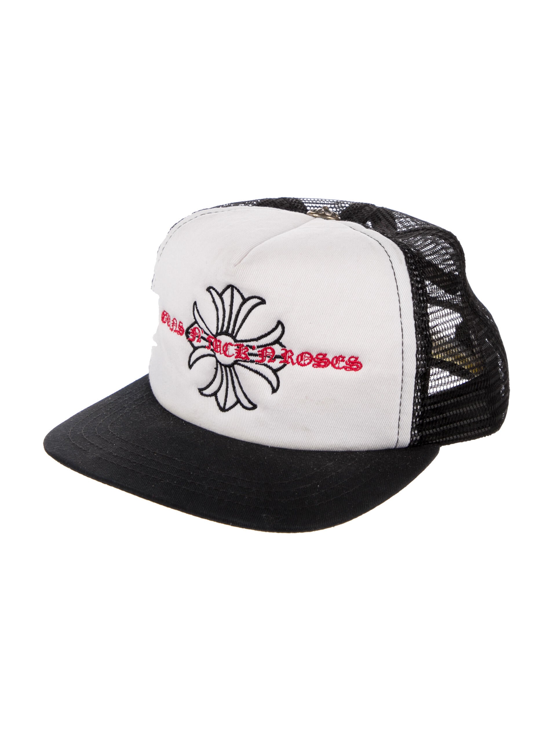 Chrome Hearts Guns N Roses Trucker Hat - Black Hats, Accessories