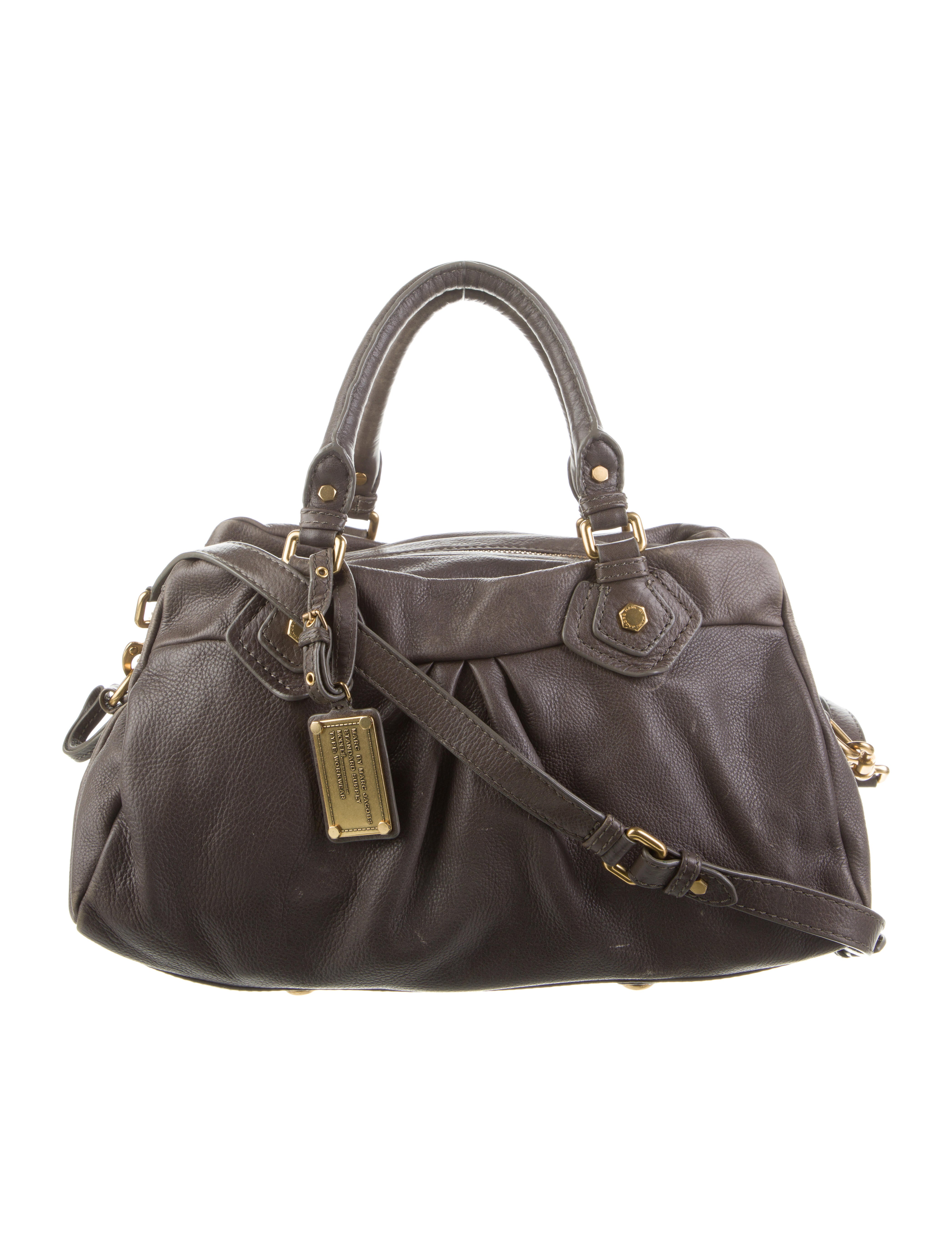 Marc by Marc Jacobs Classic Q Baby Groovy Handle Bag - Grey Handle