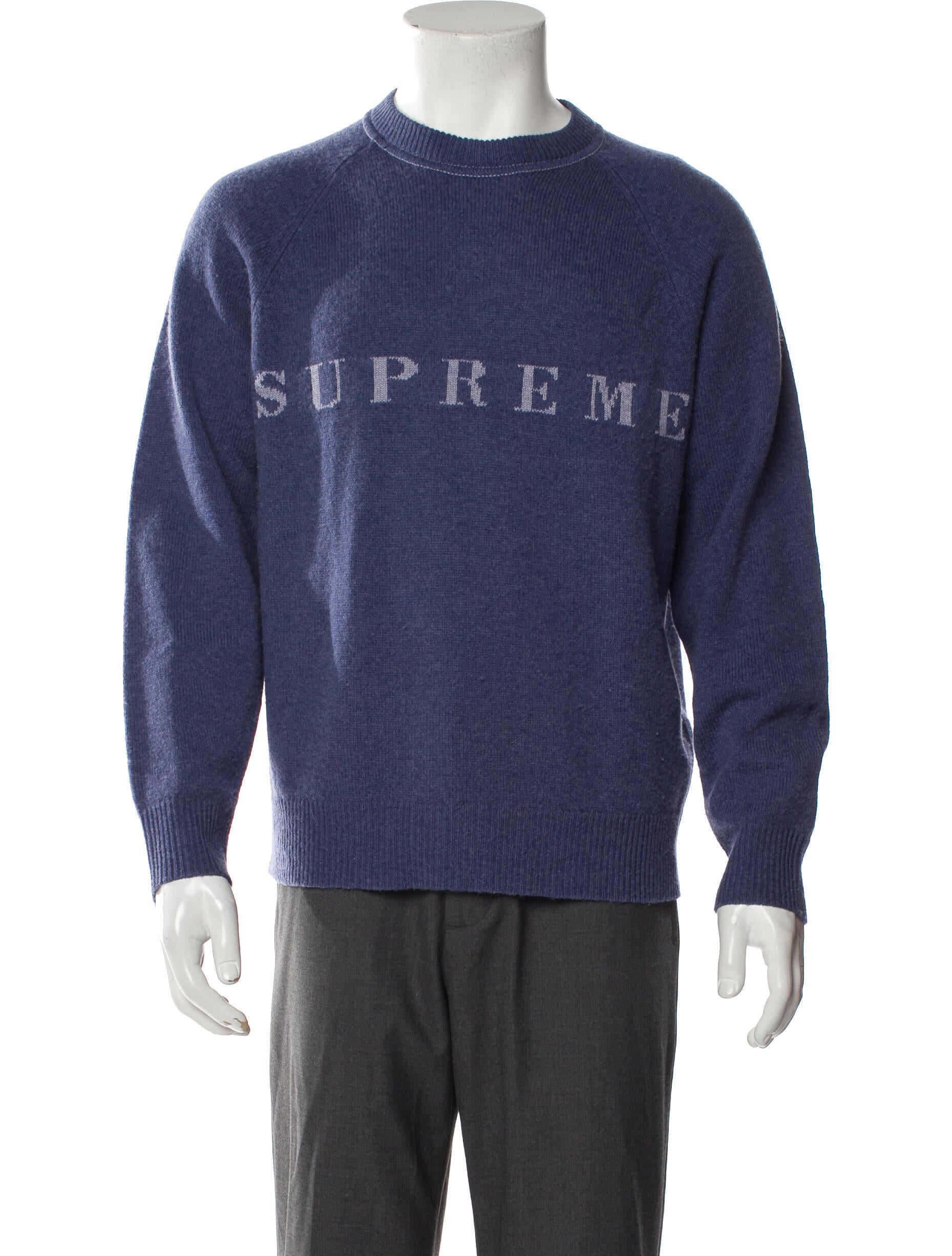 supreme Stone Washed Sweater ブラック セーター