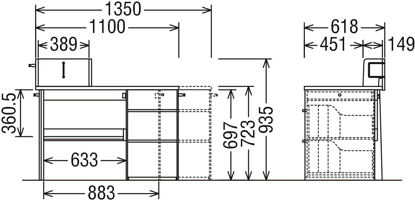 デスクセット SU3670MK | デスク | 家具を探す | カリモク家具 karimoku