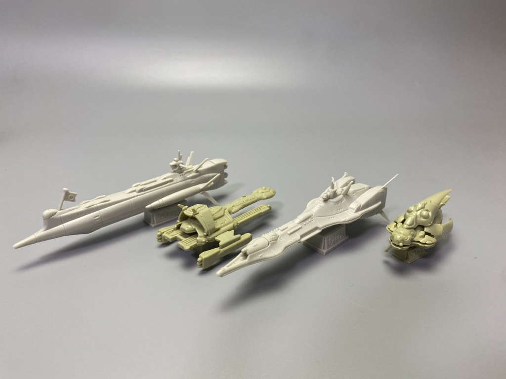 懐かしき食玩プラモデル、フルタ製菓『無責任艦長タイラーシップモデル