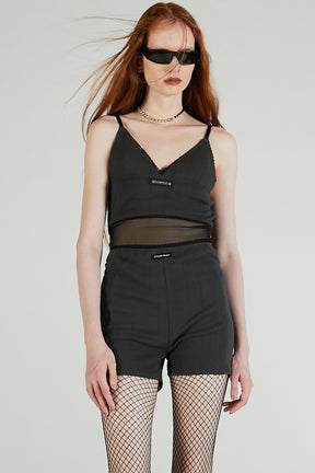 Eyelet lace Sheer camisole - SALE