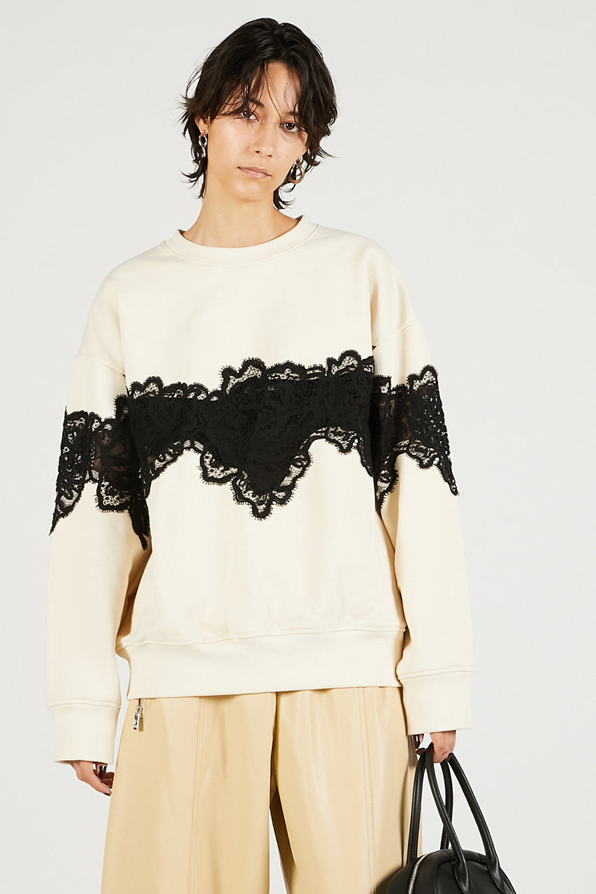 Lace Sweatshirt