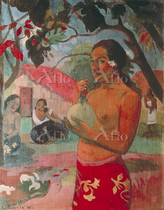 ゴーギャン 「果実を持つ女」 [4140574]のアート作品 - アフロ