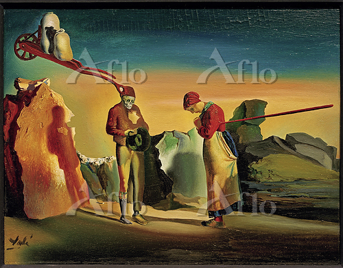 サルバドール・ダリ「黄昏の隔世遺伝(強迫観念)」 [209466543]のアート