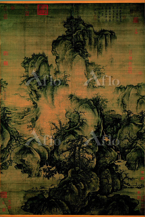 郭熙「早春図」 [226061733]のアート作品 - アフロ