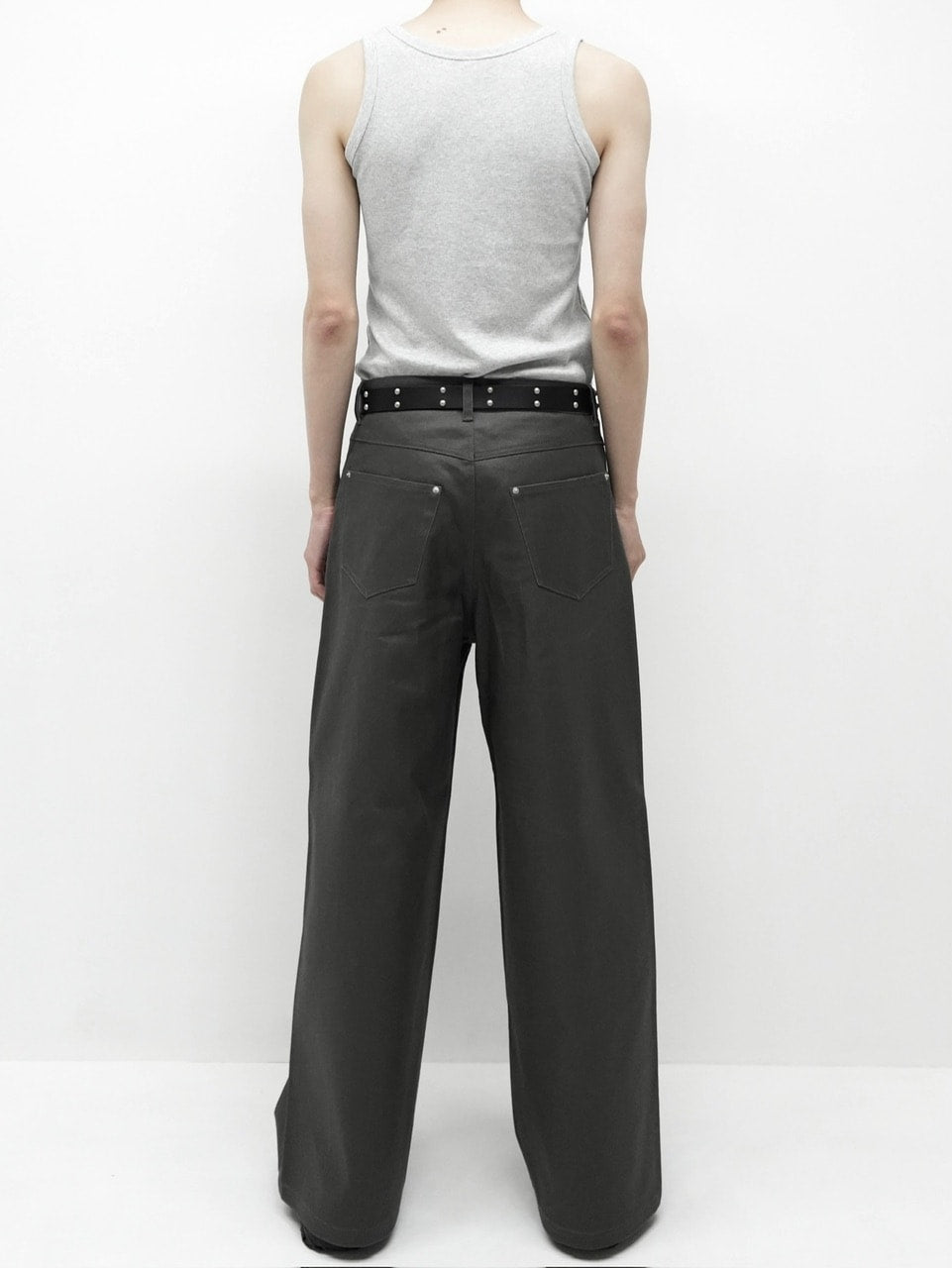 CS】coated wide denim pants – PRESSING WEB SHOP