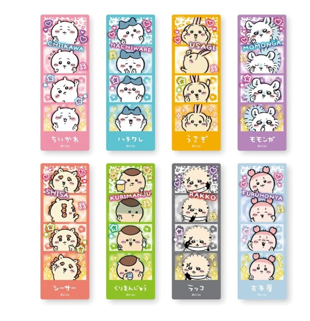 ちいかわ】可愛くピース！プリ風ブックマーカーやアクリルバッジなど