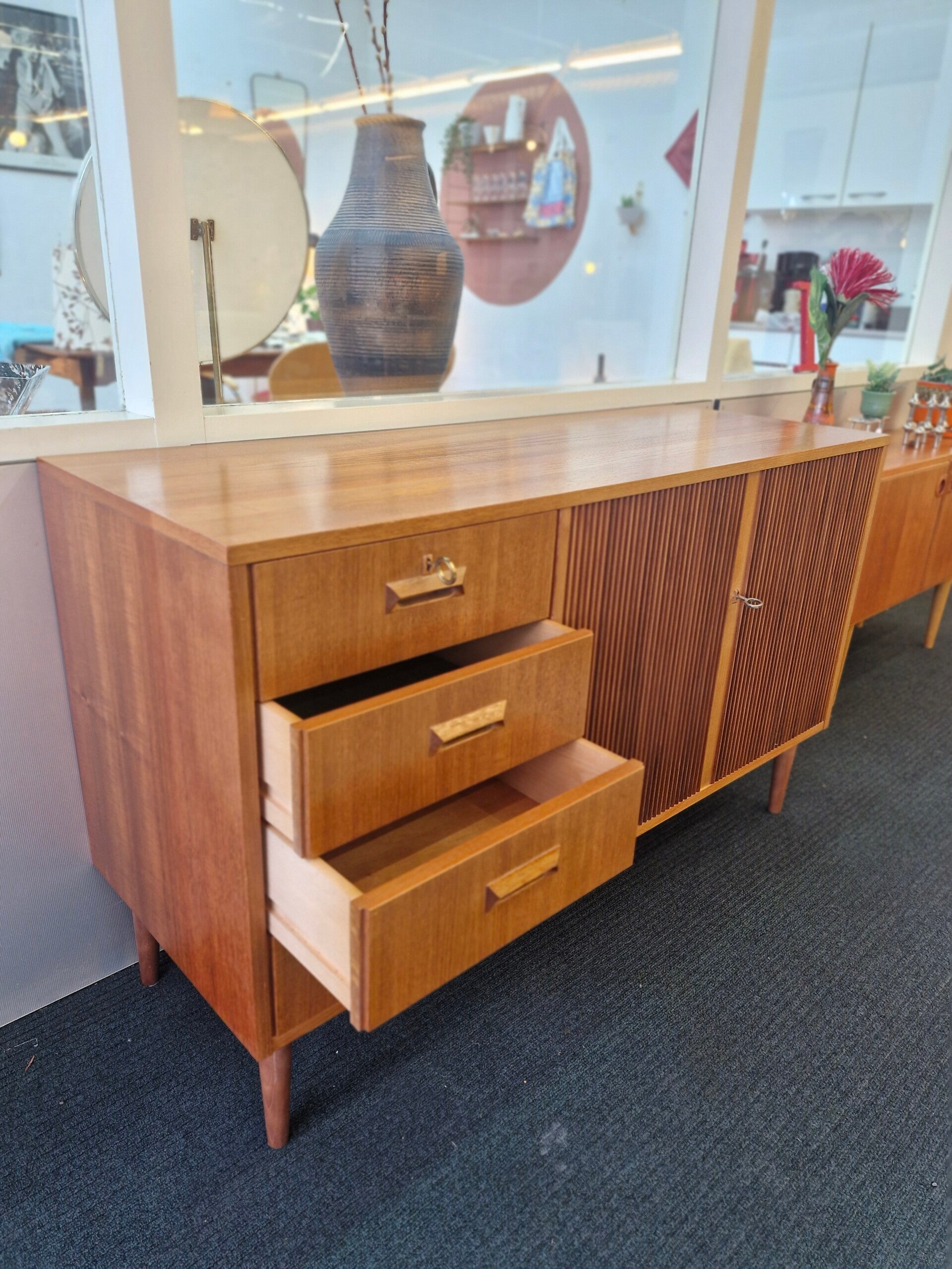 Vintage design sideboard / dressoir 60s DeWe