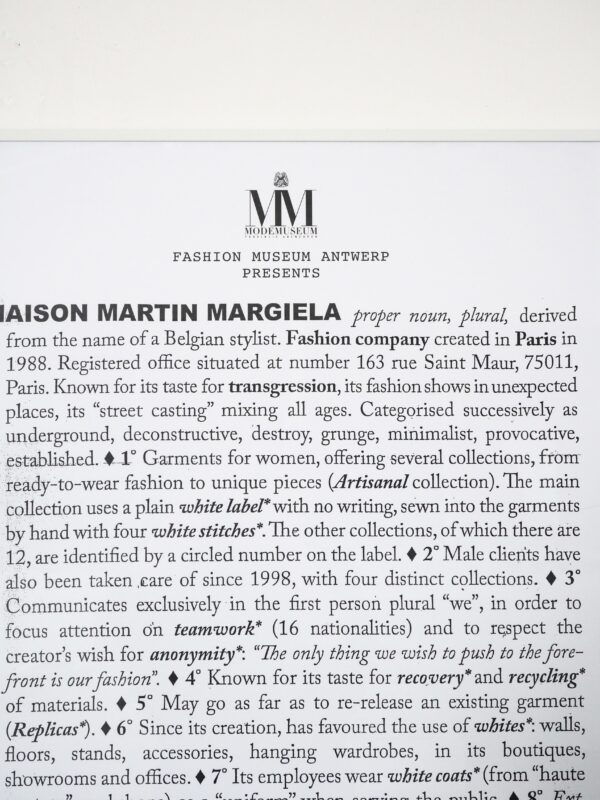 Martin Margiela | Maison Martin Margiela 20 The Exhibition