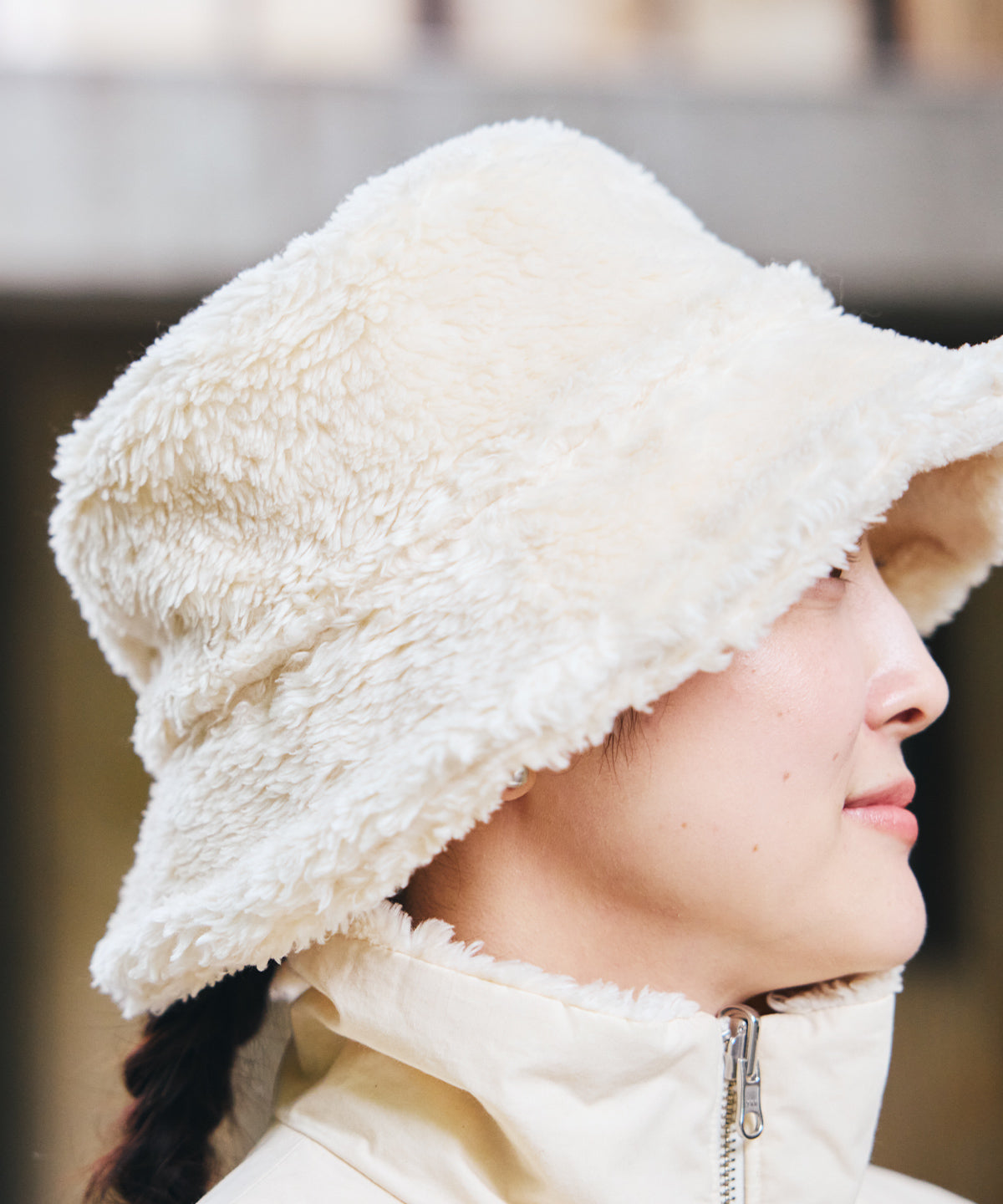 シロクマリバーシブルハット / オーガニックコットン – PRISTINE