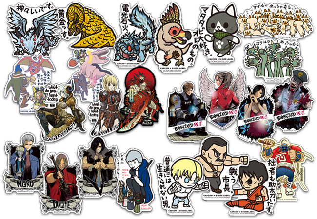 CAPCOM×B-SIDE LABELステッカー 第9弾 3月20日発売！ | 株式会社