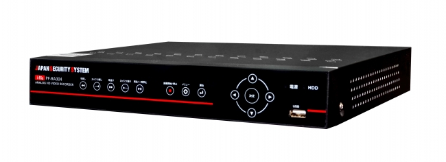 防犯カメラ用レコーダー新発売！ネットワーク機能搭載AHD 4chデジタル