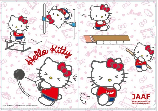 日本陸上競技連盟（JAAF）×ハローキティ」コラボグッズ第2弾が登場