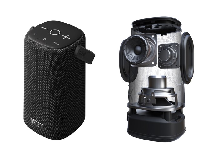 サブウーファー搭載2.1chで重低音を実現、IP67対応& 連続再生24時間の