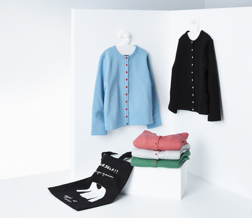 アニエスベー アンファン ✕ミルクジャポン 別注「カーディガン