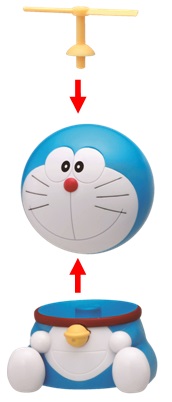 約9cmのビッグサイズのドラえもんフィギュアがガシャポン®で登場
