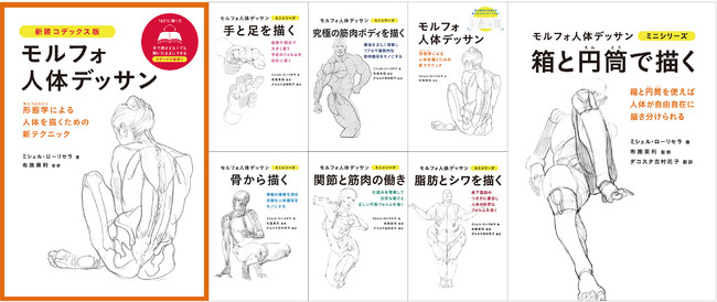 累計24万部突破！模写できる究極のデッサン集】「モルフォ」シリーズ