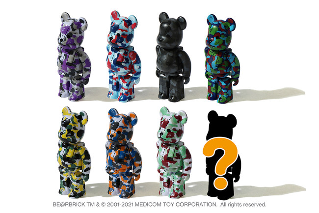 A BATHING APE® 28TH ANNIVERSARY BE@RBRICK BAPE® CAMO #1 | 株式会社