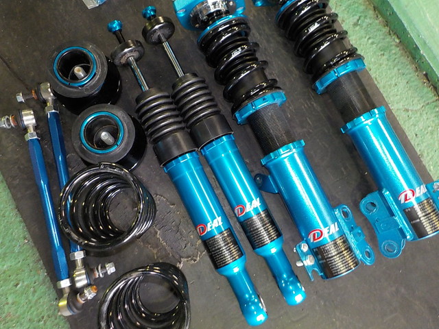 LA600S タント イデアル車高調取り付け 四輪アライメント調整