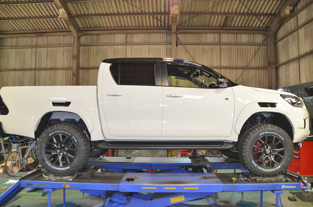 GUN125 GRハイラックス JAOS ジャオス BATTLEZ リフトアップセット