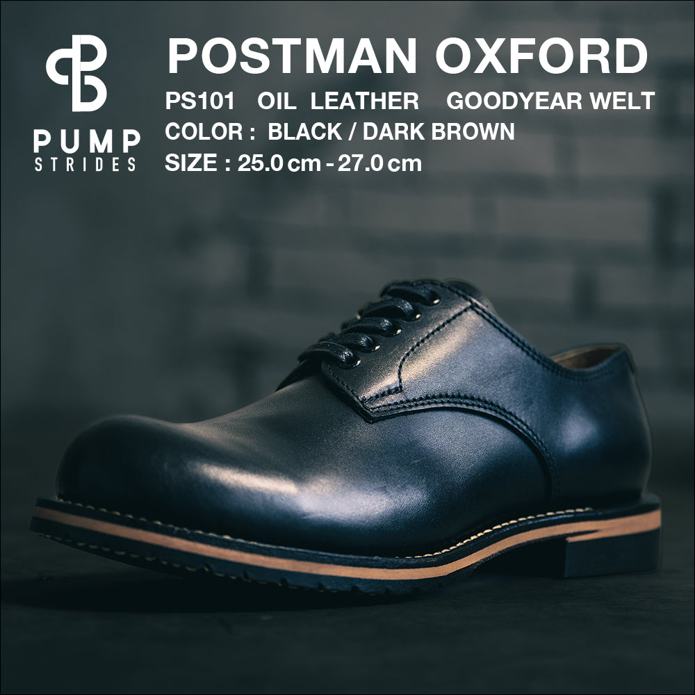 PUMP STRIDES パンプストライズ PS101 ポストマンシューズ ブラック
