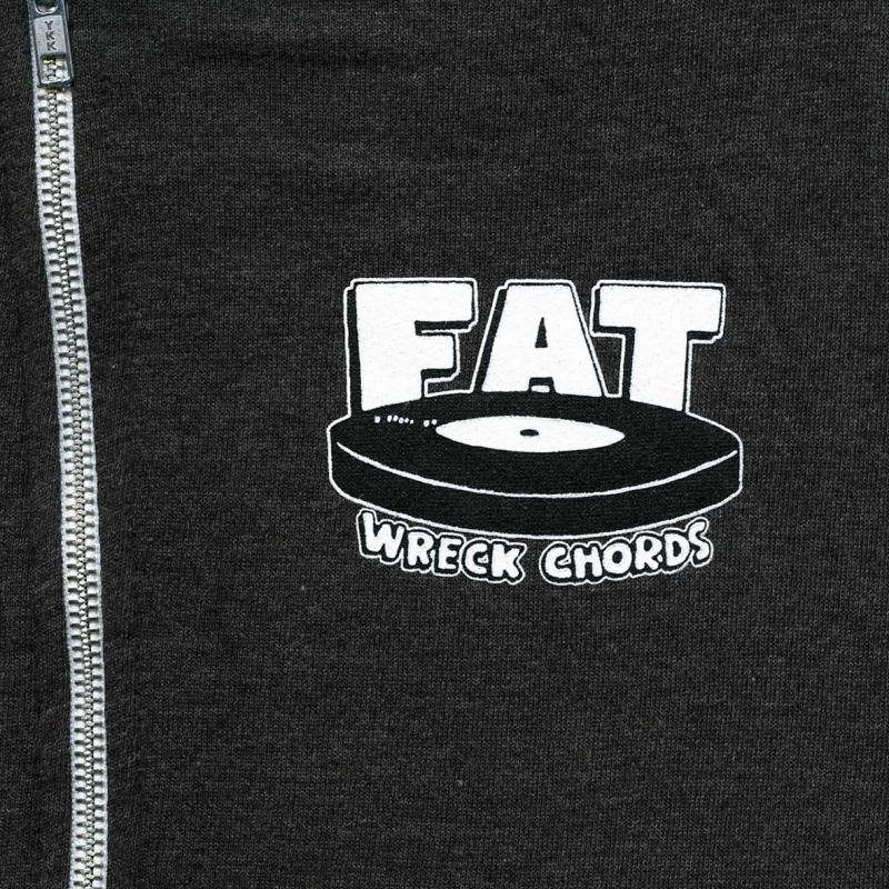 Fat Wreck Chords / Logo Zip パーカー [ダークグレー] - PUNK MART