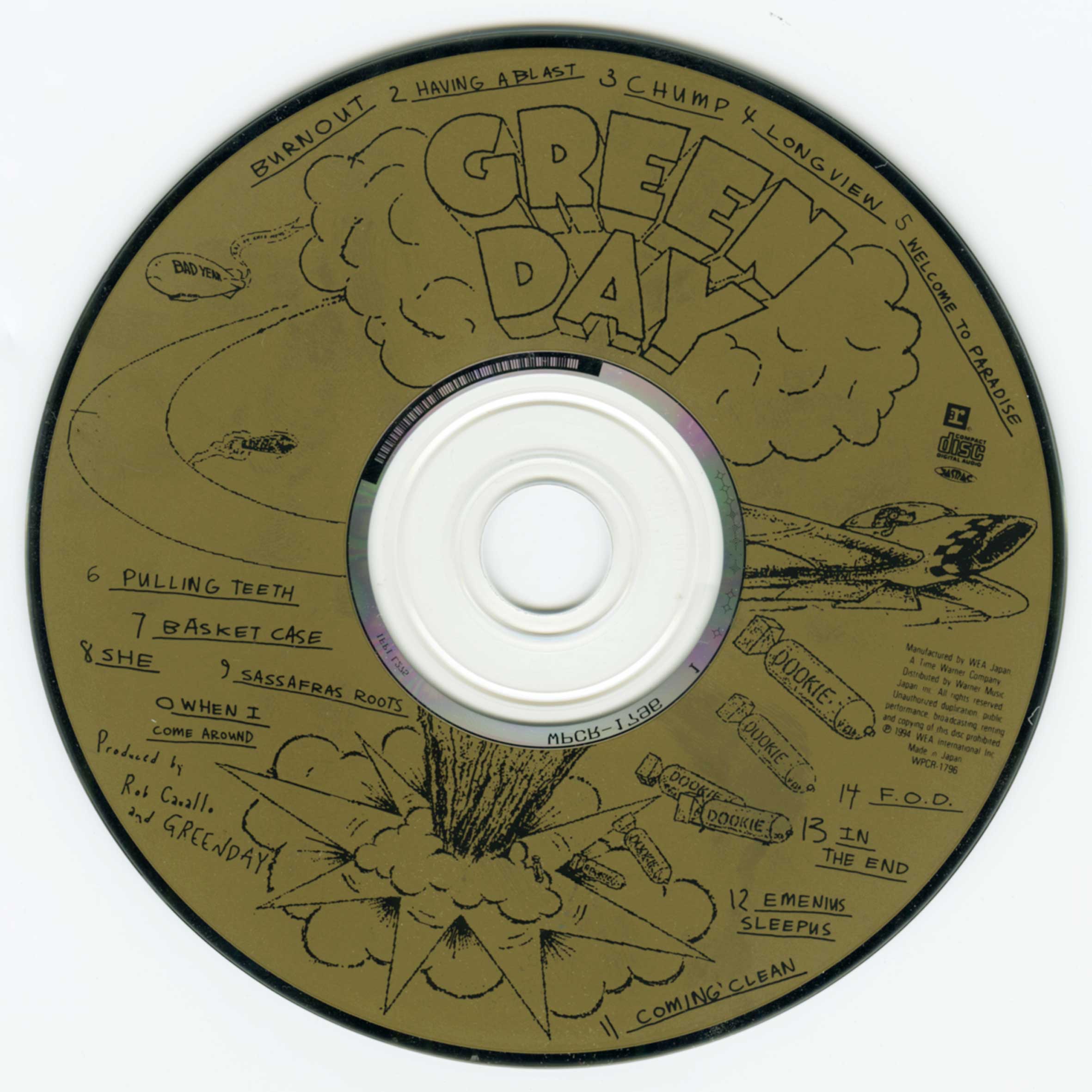 日本盤】Green Day / Dookie [JPN Reissue LP+Inner] [CD | WEA