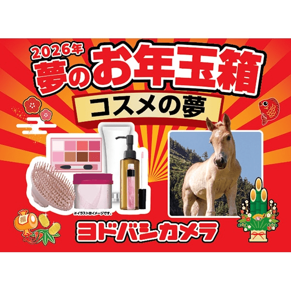ヨドバシ福袋『コスメ・メンズコスメ』お年玉箱2026年！ネタバレ中身