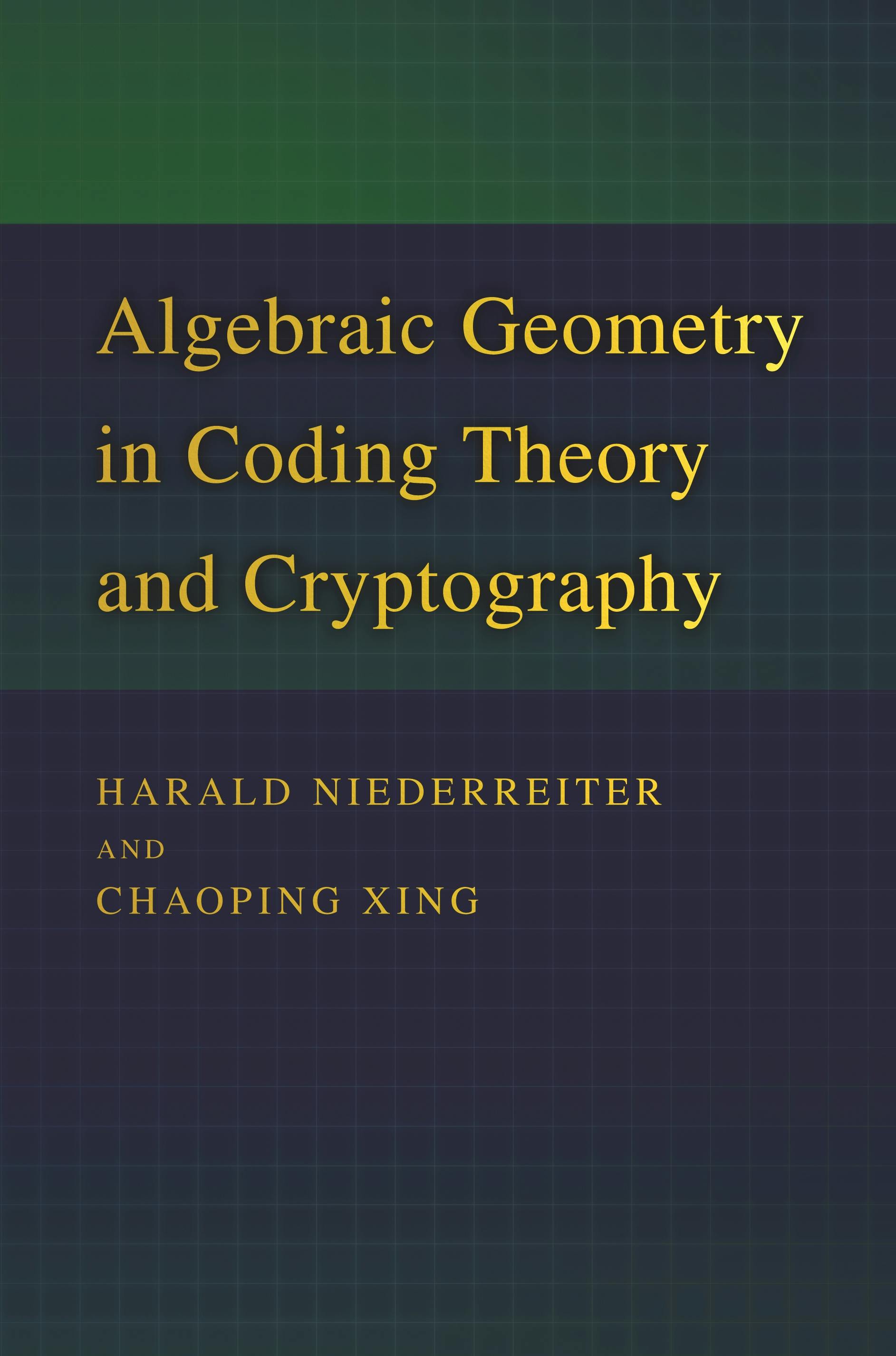 Algebraic Geometry in Coding Theory and Cryptography | Princeton