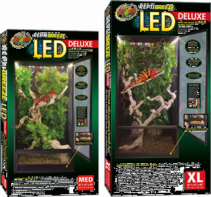 レプティブリーズLED DELUXE（4面金網＋1面アクリル）Mサイズ