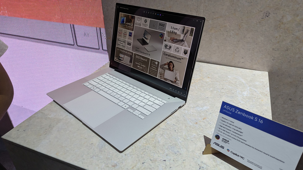 ASUSがCOMPUTEX 2024でCopilot＋対応のAI PC 10機種をお披露目 AMD