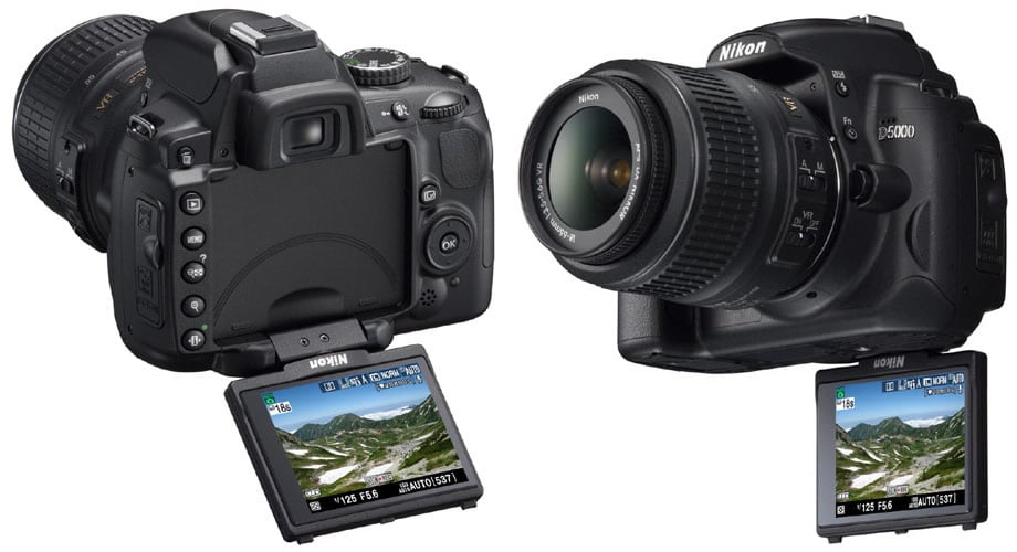 新製品】モニター角度が自由に動く、デジタル一眼レフ『ニコン D5000