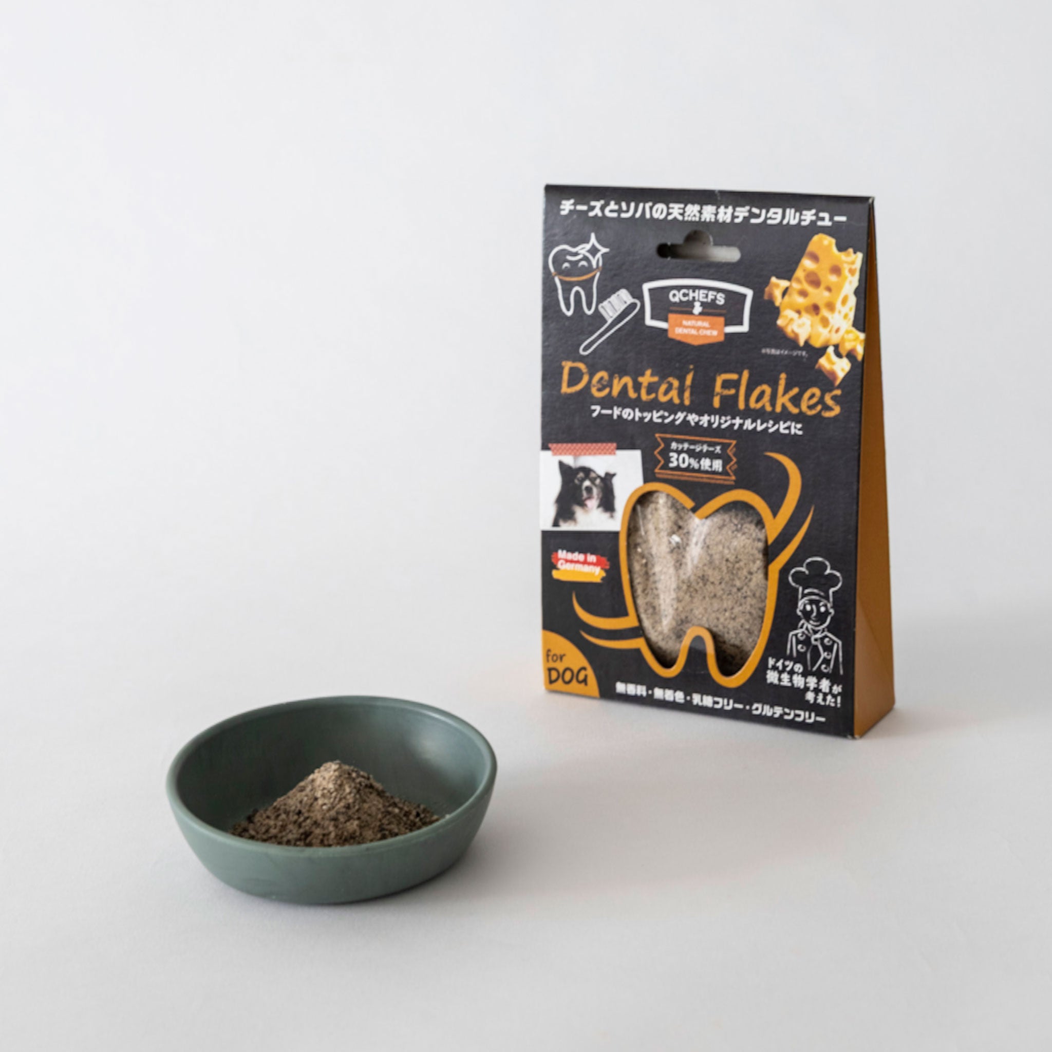 Dental Flakes for dogs 犬用デンタルフレーク-チーズ素材のフード