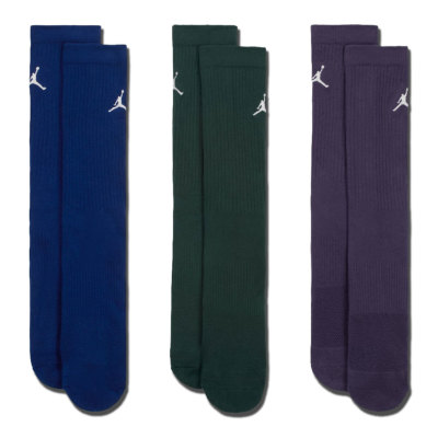 ジョーダン 3足組 エブリデイ クルーソックス【DX9632-929】マルチ