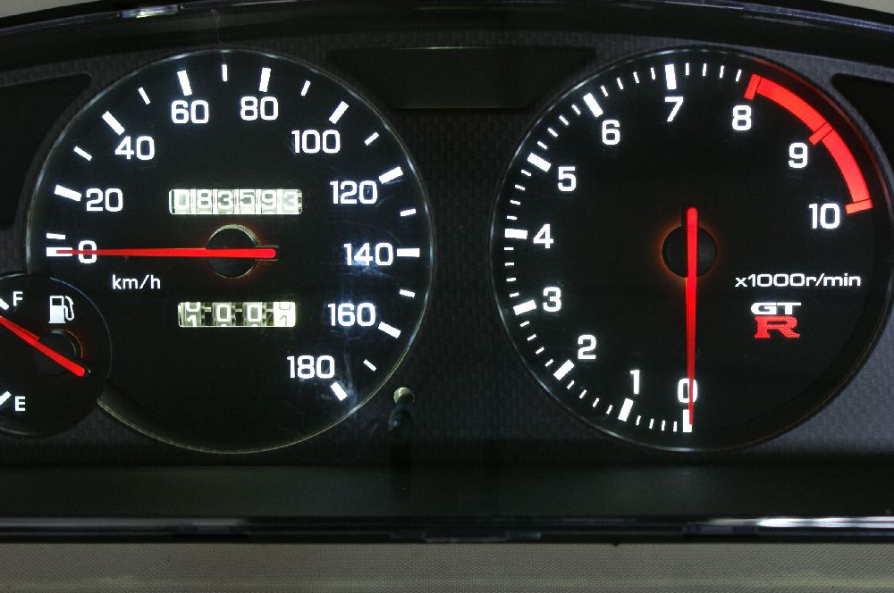 BCNR33スカイラインGTR・BCNR33純正スピードメーター専用LED照明・QJ-R3200