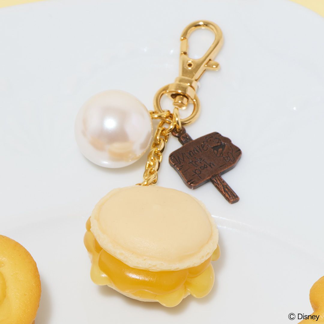残り1点】プー/ハニーマカロン バッグチャーム【ディズニー
