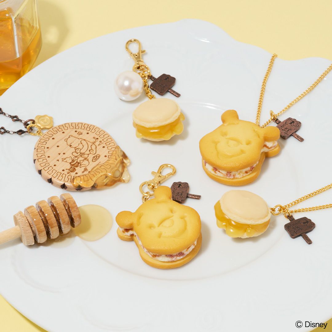 残り1点】プー/ハニーマカロン バッグチャーム【ディズニー
