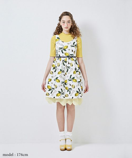 プードル ケーキ パフスリーブドレス（ホワイト） | Q-pot. ONLINE SHOP