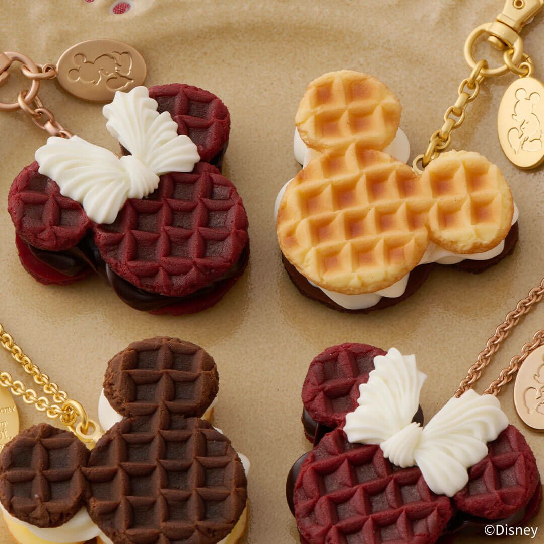 ミッキーマウス/バターミルク&チョコレートワッフル バッグチャーム
