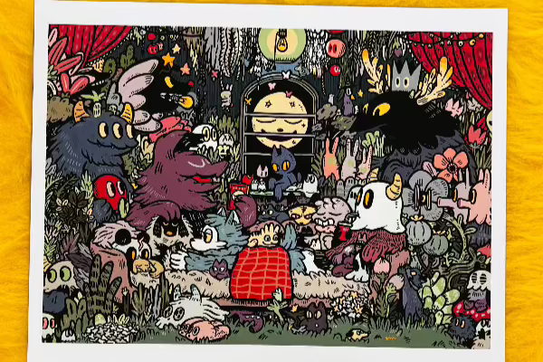 Kiriko Arai - Everyone's Night - Art Print - Kiriko Solo