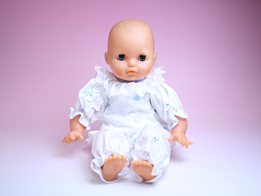 木のおもちゃ カルテット / ソフトベビー〈青い瞳・ブルー