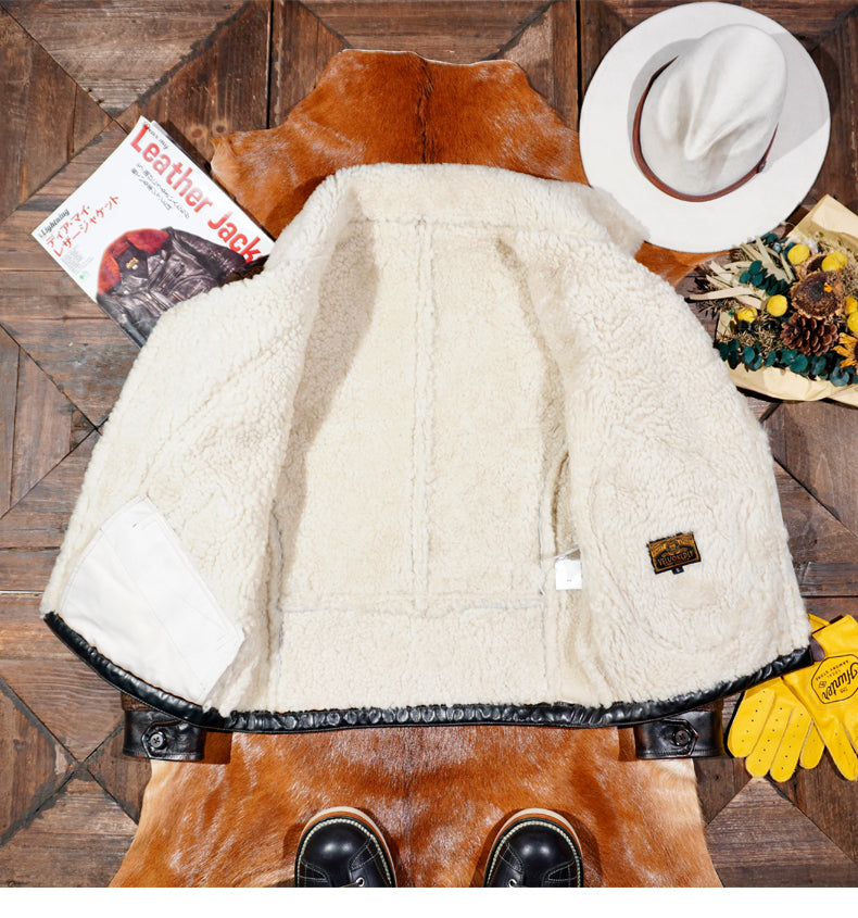 Dポケ付き☆ムートン ダブルライダースジャケット☆S～3XL – quietman