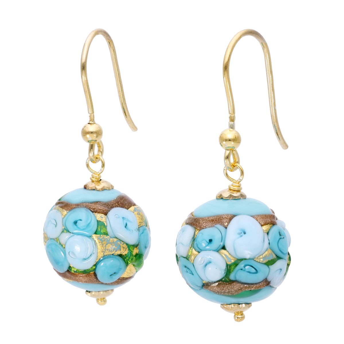 ムラーノ by フランチェスカ シルバー925 ミレローゼ ピアス イル