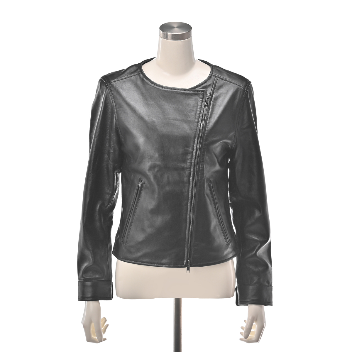 LEATHER Edition シープレザーノーカラーライダース LEATHER Edition