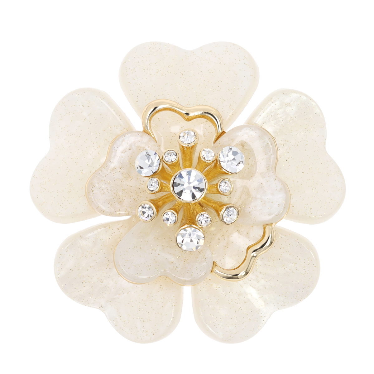 JinkaNezu グレースフラワー マグネットブローチ ジンカネヅ