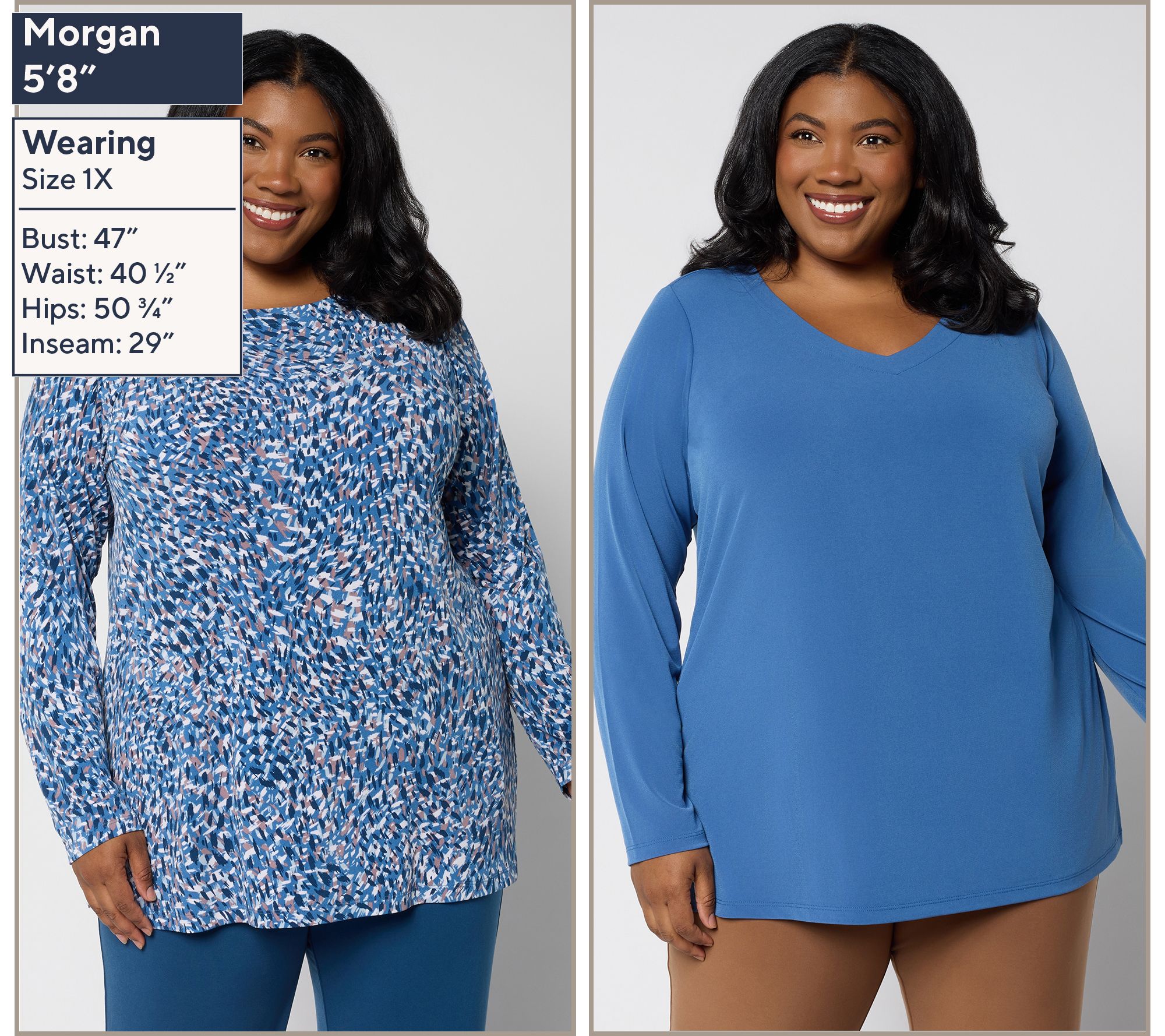 Susan Graver Modern Essentials Regular Liquid Knit Tunic Set - QVC.com