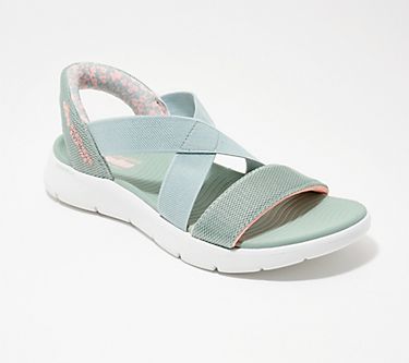 Skechers Slip-ins GO WALK Flex Crossband Sandals-Liliana - QVC.com